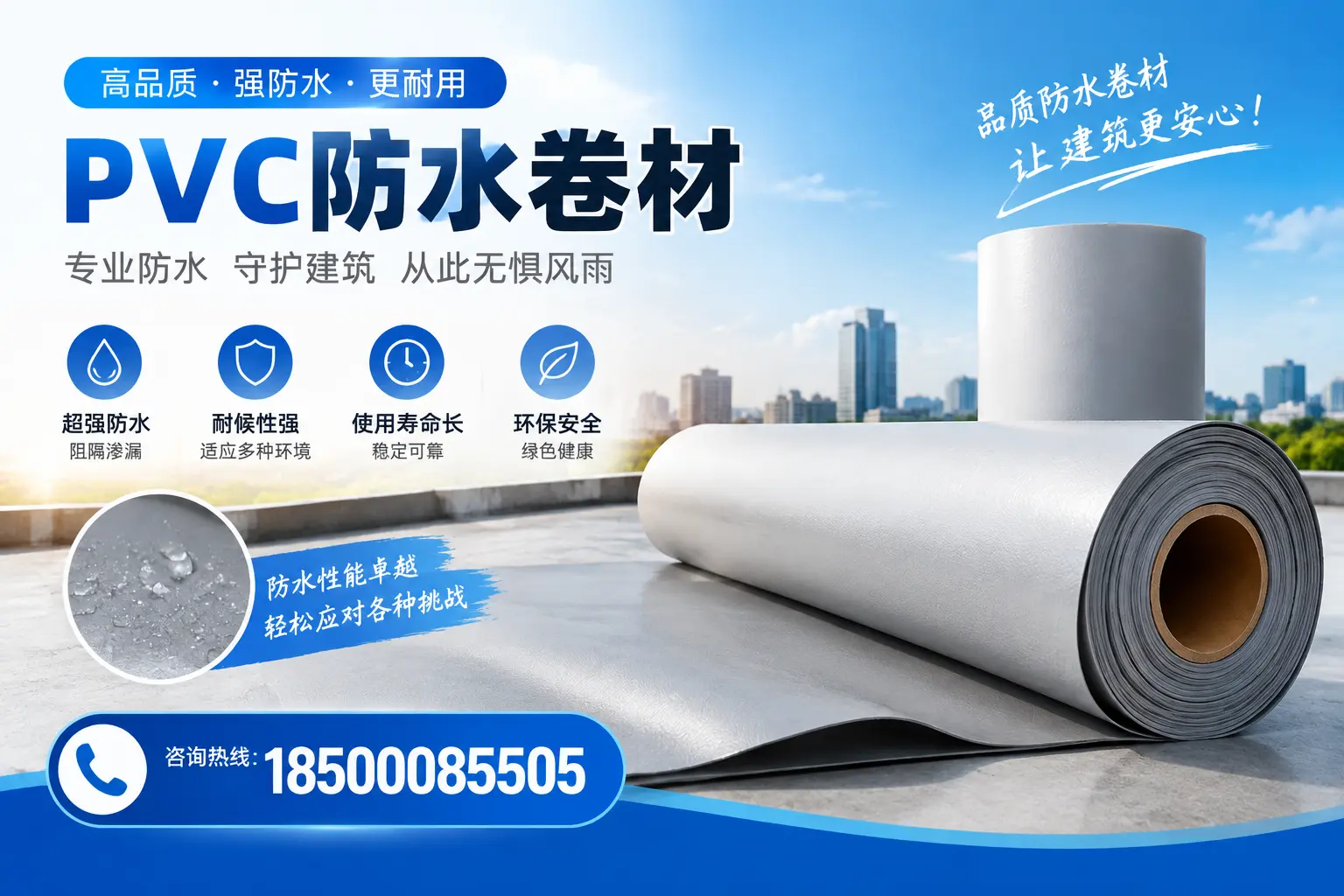 如何选择高质量的PVC防水卷材?温州消费者必看指南